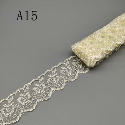 Comerț cu ridicata, 10 yarzi, 4 cm lățime, țesătură din dantelă pentru haine DIY, folosită pentru dantelă, panglică, lenjerie de pat, material de acoperire de pernă pentru canapea