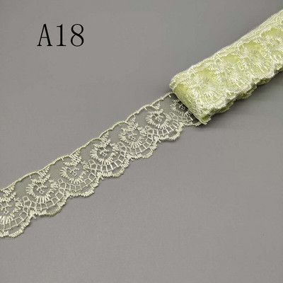 Comerț cu ridicata, 10 yarzi, 4 cm lățime, țesătură din dantelă pentru haine DIY, folosită pentru dantelă, panglică, lenjerie de pat, material de acoperire de pernă pentru canapea