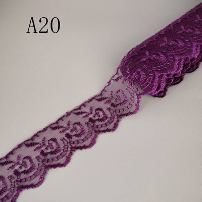 Comerț cu ridicata, 10 yarzi, 4 cm lățime, țesătură din dantelă pentru haine DIY, folosită pentru dantelă, panglică, lenjerie de pat, material de acoperire de pernă pentru canapea