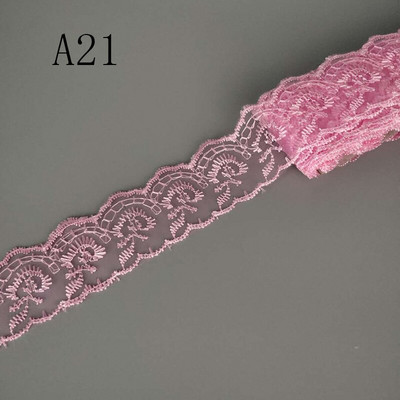 Comerț cu ridicata, 10 yarzi, 4 cm lățime, țesătură din dantelă pentru haine DIY, folosită pentru dantelă, panglică, lenjerie de pat, material de acoperire de pernă pentru canapea