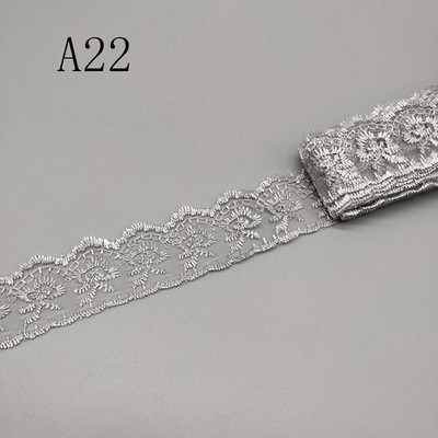 Comerț cu ridicata, 10 yarzi, 4 cm lățime, țesătură din dantelă pentru haine DIY, folosită pentru dantelă, panglică, lenjerie de pat, material de acoperire de pernă pentru canapea