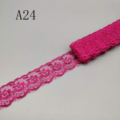 Comerț cu ridicata, 10 yarzi, 4 cm lățime, țesătură din dantelă pentru haine DIY, folosită pentru dantelă, panglică, lenjerie de pat, material de acoperire de pernă pentru canapea