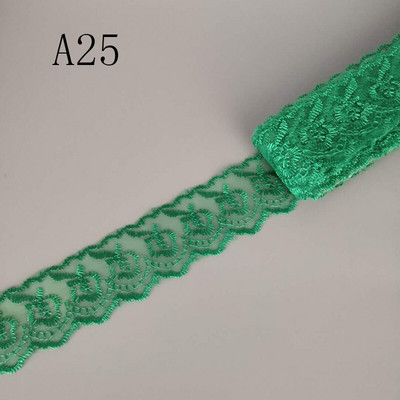 Comerț cu ridicata, 10 yarzi, 4 cm lățime, țesătură din dantelă pentru haine DIY, folosită pentru dantelă, panglică, lenjerie de pat, material de acoperire de pernă pentru canapea