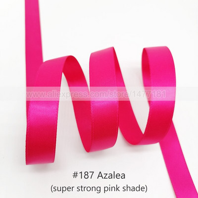 (45Χρώματα) 6mm 9mm 13mm 16mm 25mm 38mm 50mm Σατέν Κορδέλα Διπλό Πρόσωπο Υψηλής Ποιότητας 100% Πολυεστέρας Διπλοί Πλαϊνοί Φιόγκοι Κατασκευή 766232