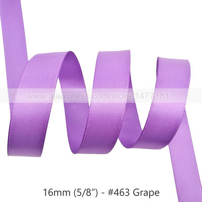 (45Χρώματα) 6mm 9mm 13mm 16mm 25mm 38mm 50mm Σατέν Κορδέλα Διπλό Πρόσωπο Υψηλής Ποιότητας 100% Πολυεστέρας Διπλοί Πλαϊνοί Φιόγκοι Κατασκευή 766232