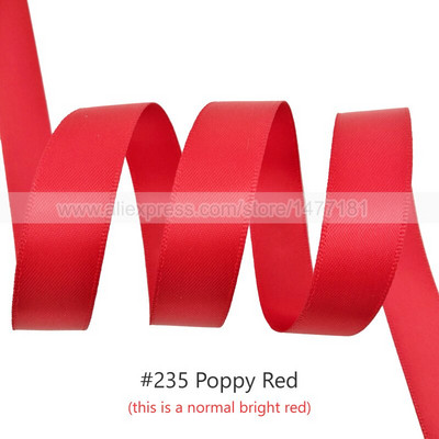 (45Χρώματα) 6mm 9mm 13mm 16mm 25mm 38mm 50mm Σατέν Κορδέλα Διπλό Πρόσωπο Υψηλής Ποιότητας 100% Πολυεστέρας Διπλοί Πλαϊνοί Φιόγκοι Κατασκευή 766232