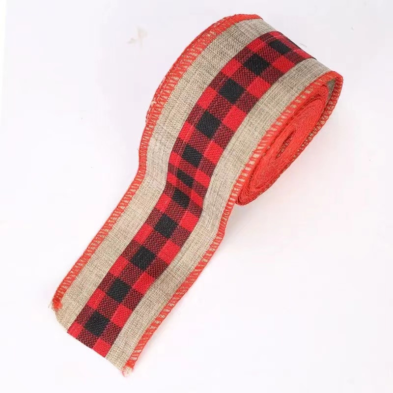 5,6 m * 6 cm kanepiimitatsiooniga paelad jõulupaelad isetegemise teel jõulupuu kinkekaunistusteks.