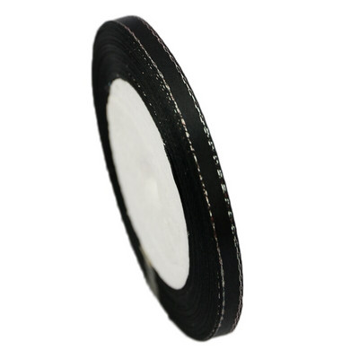 (25 γιάρδες/ρολό) 6mm Ασημένια κορδέλα σατέν κορδέλα υψηλής ποιότητας συσκευασίας δώρου