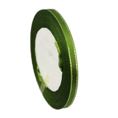 (25 γιάρδες/ρολό) 6mm Ασημένια κορδέλα σατέν κορδέλα υψηλής ποιότητας συσκευασίας δώρου