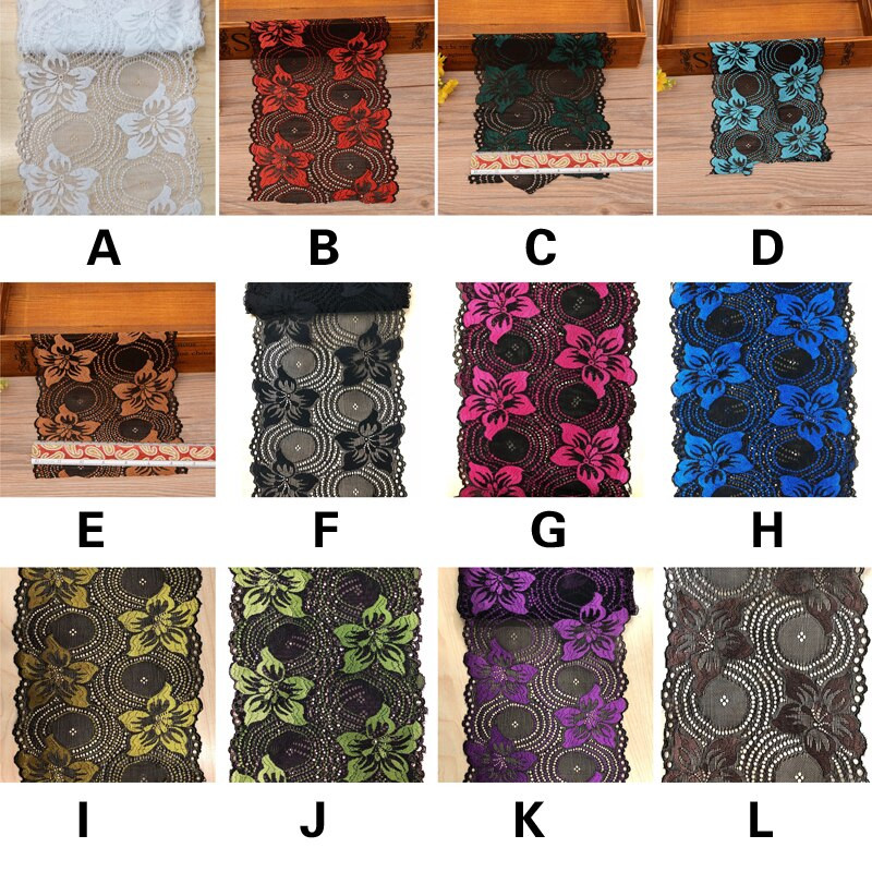 18 cm laia lindiga õmbluspits, mugavad kangad, rõivad, elastsed venivad pitsid, rinnahoidja aluspesu rõivad isetegemise rõivad aksessuaarid