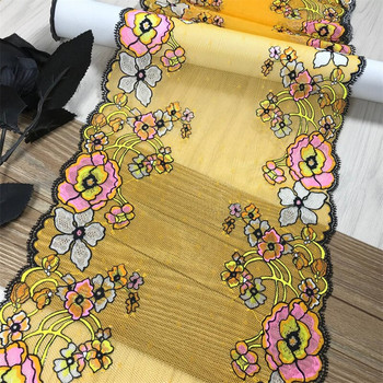 Ρούχα από ύφασμα λουλουδιών δαντέλας DIY βελόνα Εργασία υψηλής ποιότητας Spandex Lace Trim Αξεσουάρ ραπτικής Ελαστική δαντέλα για χειροτεχνίες