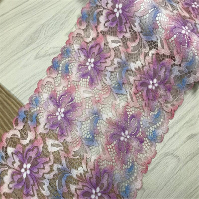 Lillepitsist riidest riided DIY nõeltega töö Kvaliteetne spandeksist pitsliistud õmblemistarvikud Elastne pits käsitöö jaoks