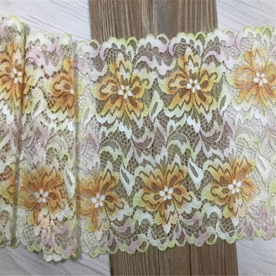 Lillepitsist riidest riided DIY nõeltega töö Kvaliteetne spandeksist pitsliistud õmblemistarvikud Elastne pits käsitöö jaoks