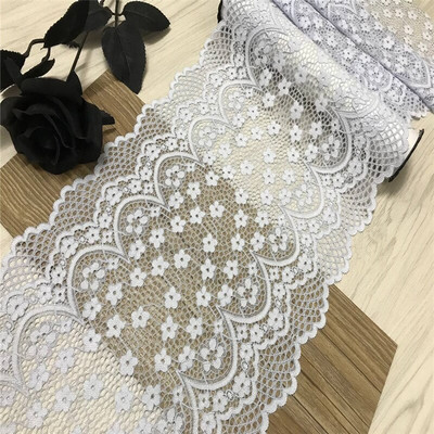 Lillepitsist riidest riided DIY nõeltega töö Kvaliteetne spandeksist pitsliistud õmblemistarvikud Elastne pits käsitöö jaoks