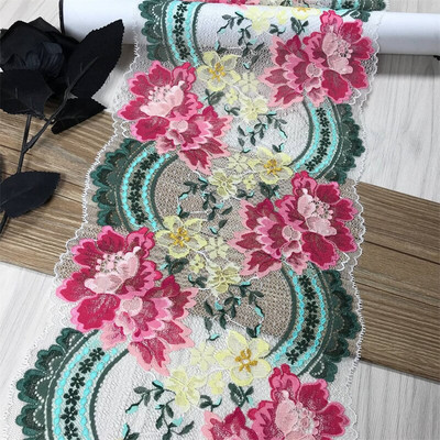 Lillepitsist riidest riided DIY nõeltega töö Kvaliteetne spandeksist pitsliistud õmblemistarvikud Elastne pits käsitöö jaoks