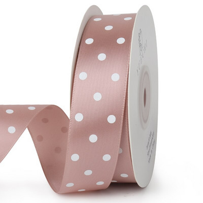 Κορδέλα 2-5 αυλής με στρογγυλή κουκκίδα Lover Gifts Box Συσκευασία Γαμήλια εκδήλωση Χριστουγεννιάτικο Χειροποίητο Αξεσουάρ Μαλλιά Φιόγκος Μπουκέτο Διακόσμηση τούρτας