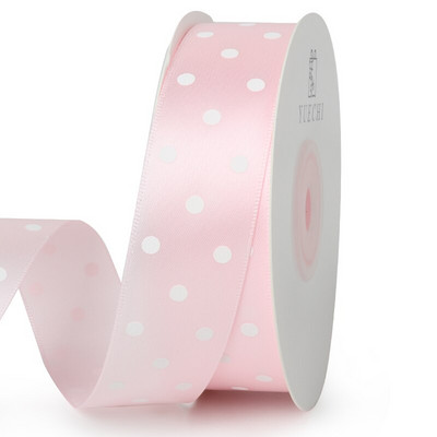 Κορδέλα 2-5 αυλής με στρογγυλή κουκκίδα Lover Gifts Box Συσκευασία Γαμήλια εκδήλωση Χριστουγεννιάτικο Χειροποίητο Αξεσουάρ Μαλλιά Φιόγκος Μπουκέτο Διακόσμηση τούρτας