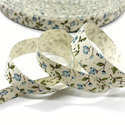 5 Yards 15mm βαμβακερή κορδέλα Χειροποίητη σχεδίαση εμπριμέ βαμβακερές κορδέλες για Χριστουγεννιάτικη διακόσμηση γάμου DIY ύφασμα ραπτικής