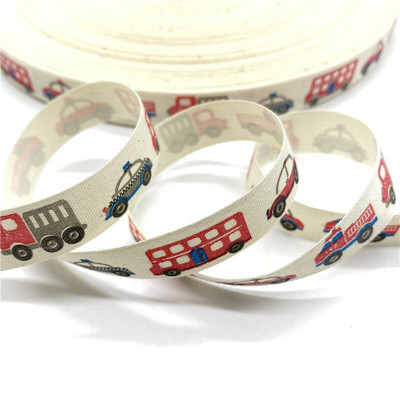 5 Yards 15mm βαμβακερή κορδέλα Χειροποίητη σχεδίαση εμπριμέ βαμβακερές κορδέλες για Χριστουγεννιάτικη διακόσμηση γάμου DIY ύφασμα ραπτικής