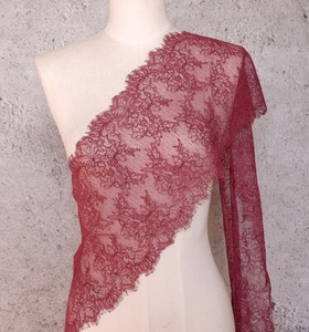 3 meetrit pikad 24,5 cm laiad kvaliteetsed topeltäärtega ripsmed chantilly pitsipiirded pulmapitsiga ääristused prantsuse pitsiga