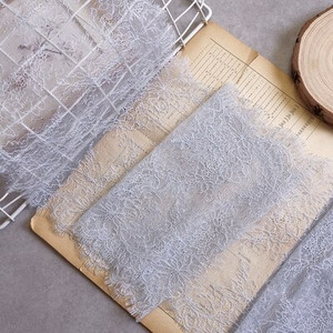 3 meetrit pikad 24,5 cm laiad kvaliteetsed topeltäärtega ripsmed chantilly pitsipiirded pulmapitsiga ääristused prantsuse pitsiga