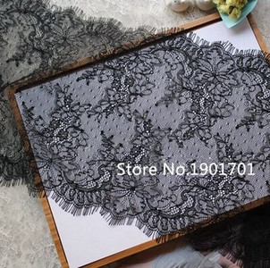 3 meetrit pikad 24,5 cm laiad kvaliteetsed topeltäärtega ripsmed chantilly pitsipiirded pulmapitsiga ääristused prantsuse pitsiga