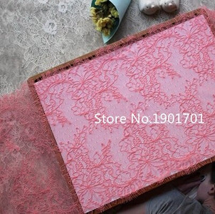 3 meetrit pikad 24,5 cm laiad kvaliteetsed topeltäärtega ripsmed chantilly pitsipiirded pulmapitsiga ääristused prantsuse pitsiga