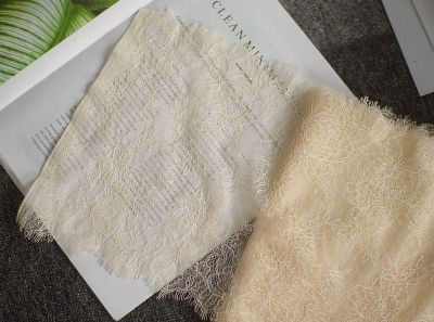 3 meetrit pikad 24,5 cm laiad kvaliteetsed topeltäärtega ripsmed chantilly pitsipiirded pulmapitsiga ääristused prantsuse pitsiga