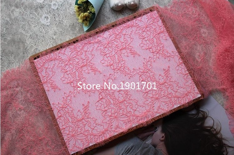 3 meetrit pikad 24,5 cm laiad kvaliteetsed topeltäärtega ripsmed chantilly pitsipiirded pulmapitsiga ääristused prantsuse pitsiga