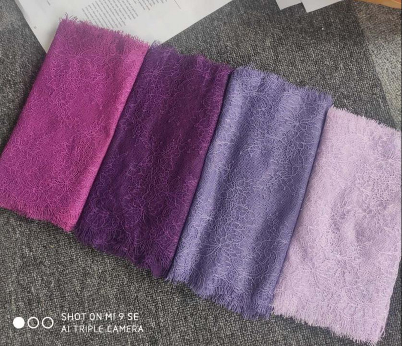 3 meetrit pikad 24,5 cm laiad kvaliteetsed topeltäärtega ripsmed chantilly pitsipiirded pulmapitsiga ääristused prantsuse pitsiga