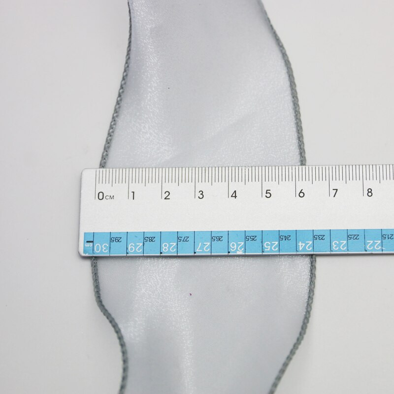 60 mm valovita svilena vrpca od organze Materijal mašne za ukrase za kosu ukrasne čipkaste vrpce za pakiranje darova