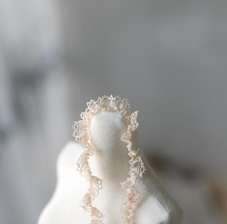 3 metra 1 cm širine Ručno izrađeni DIY odjevni dodaci Nabori Vez Čipkana tkanina Odjevni predmeti Obrub od čipke