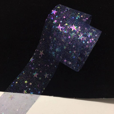 Горещи 60 мм (25 ярда/партида) Bling Bling Rainbow пайети Шифон от органза панделка Направи си сам ръчно изработени материали Сватбени партита Консумативи за опаковане на подаръци