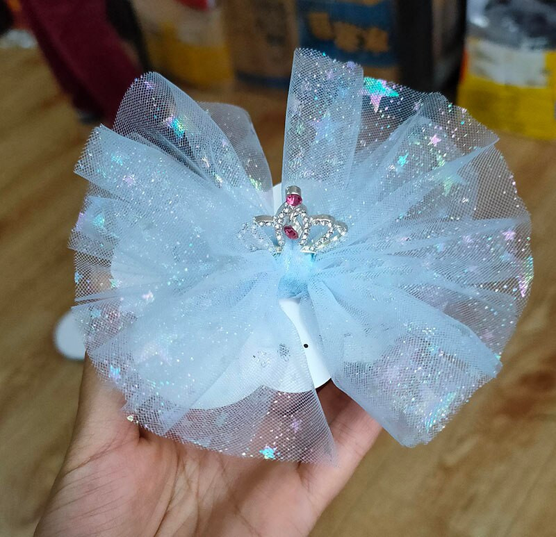 Горещи 60 мм (25 ярда/партида) Bling Bling Rainbow пайети Шифон от органза панделка Направи си сам ръчно изработени материали Сватбени партита Консумативи за опаковане на подаръци