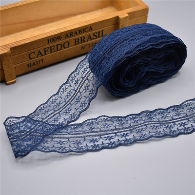 Όμορφη ταινία κορδέλας δαντέλας 10 γιάρδων πλάτος 45 χιλιοστών υφάσματος κεντημένο δίχτυ DIY για ράψιμο ύφασμα από δαντέλα αφρικανικό