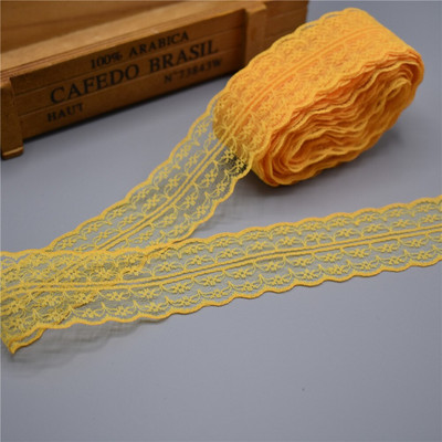 Όμορφη ταινία κορδέλας δαντέλας 10 γιάρδων πλάτος 45 χιλιοστών υφάσματος κεντημένο δίχτυ DIY για ράψιμο ύφασμα από δαντέλα αφρικανικό