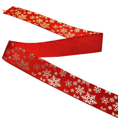 25 mm jõulupaelad, trükitud Grosgrain paelad kingituste pakkimiseks pulmakaunistuseks juuksekiharad.