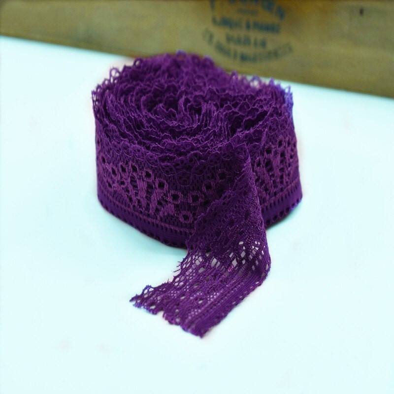 Tippkvaliteet 10 jardi/partii veniv elastne pits trimmimispaelad 30 mm pitskangas tikandid õmblemine DIY riided pulmadekoratiiv