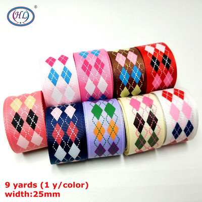 HL Handicraft Multi Mixed Prindiga Satiin Grosgrain Paelad DIY Õmblustarvikute Kingituspael jõulude pulmakaunistuseks