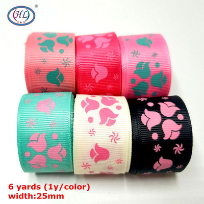 HL Handicraft Multi Mixed Prindiga Satiin Grosgrain Paelad DIY Õmblustarvikute Kingituspael jõulude pulmakaunistuseks