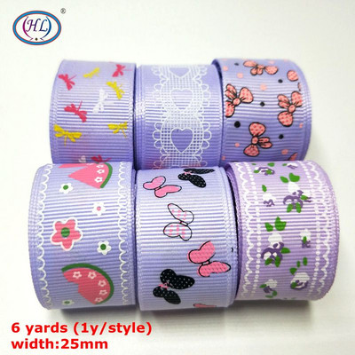 HL Handicraft Multi Mixed Prindiga Satiin Grosgrain Paelad DIY Õmblustarvikute Kingituspael jõulude pulmakaunistuseks