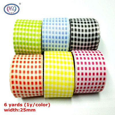 HL Handicraft Multi Mixed Prindiga Satiin Grosgrain Paelad DIY Õmblustarvikute Kingituspael jõulude pulmakaunistuseks