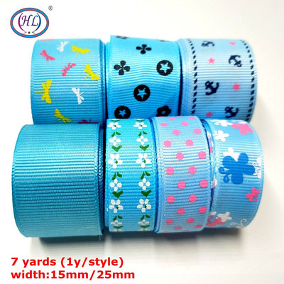 HL Handicraft Multi Mixed Prindiga Satiin Grosgrain Paelad DIY Õmblustarvikute Kingituspael jõulude pulmakaunistuseks