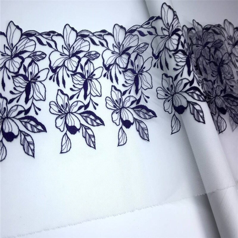 Nude Ebroidery Lace Fabrics DIY Bra Needle Work Accessories Black Mesh κεντημένη δαντέλα για χειροτεχνίες ραπτικής φορεμάτων