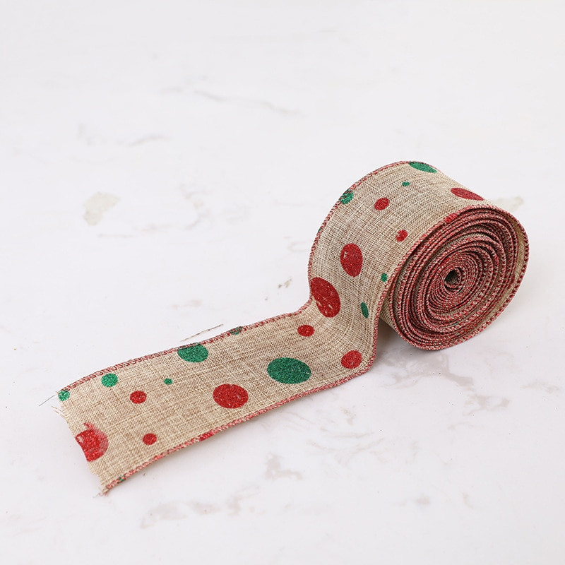 Χριστουγεννιάτικο Δέντρο Κορδέλα Σύρμα Edge Roll Bundle Περιτύλιγμα για Φιόγκους Φιόγκος Floral Μπουκέτο Διακόσμηση γάμου για δώρο τούρτας