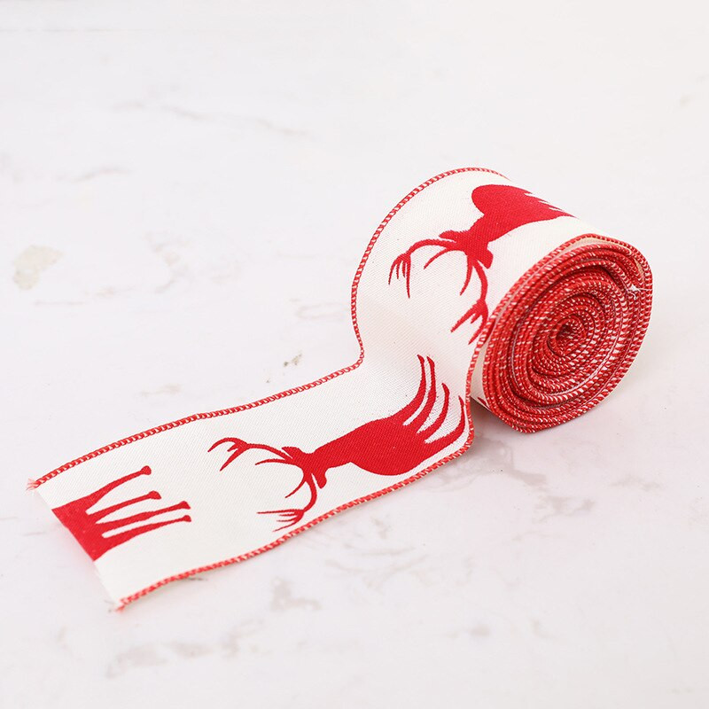 Χριστουγεννιάτικο Δέντρο Κορδέλα Σύρμα Edge Roll Bundle Περιτύλιγμα για Φιόγκους Φιόγκος Floral Μπουκέτο Διακόσμηση γάμου για δώρο τούρτας