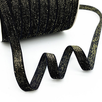 Panglică de catifea din sârmă de aur și argint de 10 mm, 16 culori, pentru decorare pentru petrecerea de nuntă, panglică lucrată manual, ambalaj pentru cadou, arc de păr DIY