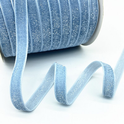 Panglică de catifea din sârmă de aur și argint de 10 mm, 16 culori, pentru decorare pentru petrecerea de nuntă, panglică lucrată manual, ambalaj pentru cadou, arc de păr DIY