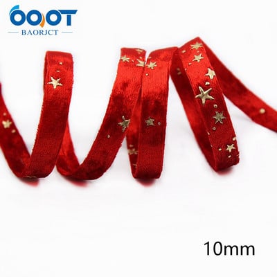 Panglici din pânză de catifea aurie cu două fețe, stea de aur, 2 inchi (50 mm), șapcă cu fundă de 2 metri, accesorii pentru îmbrăcăminte DIY, cadou de petrecere L-201126-1404