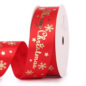 25 jardi/rola 10 mm satenska vrpca Vjenčanje Rođendan Zamatanje darova Božić Noć vještica Blagdanske potrepštine DIY Vrpca za rukotvorine